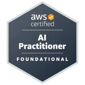 AWS AI Practitioner badge